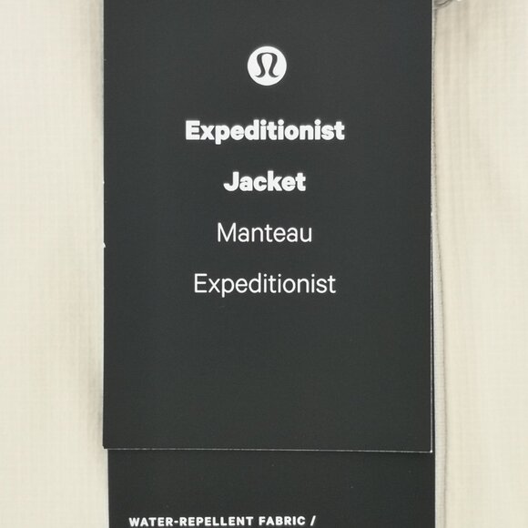 NWT LULULEMON WHTO White Opal Expeditionist Water-Rep Jacket Men's XXL - Picture 10 of 10